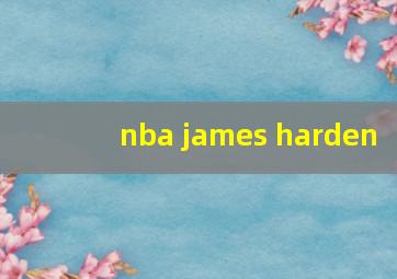 nba james harden